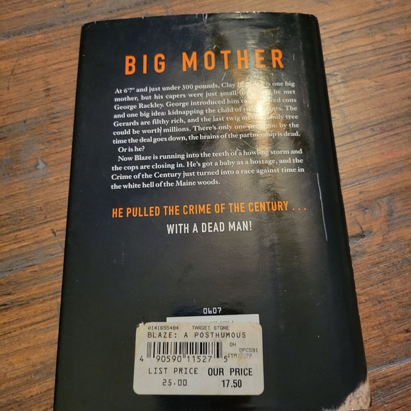 Blaze by Richard Bachman 2007 1st Edition - Picture 6 of 6